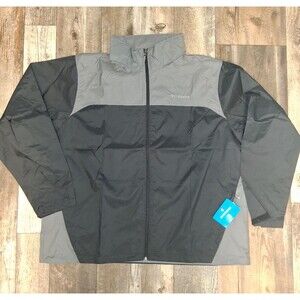 NWT! Men's Columbia Glennaker Lake Rain Jacket, Black, 2X